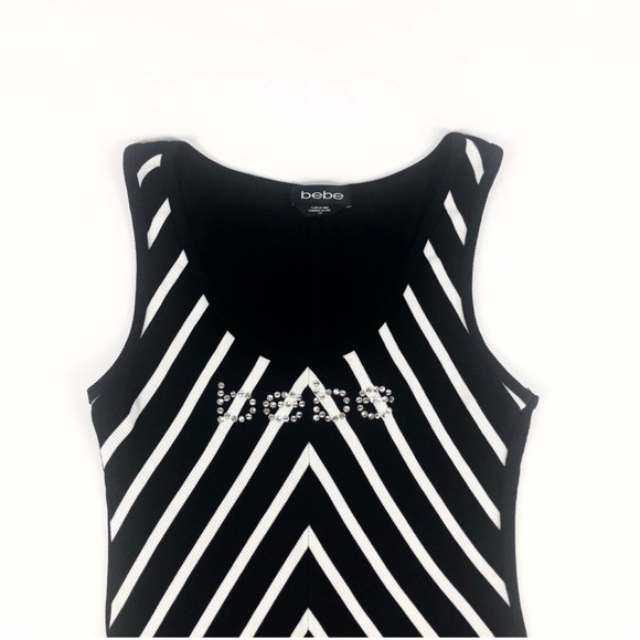 BEBE Color Block Maxi Dress | Size M - Picture 3 of 3